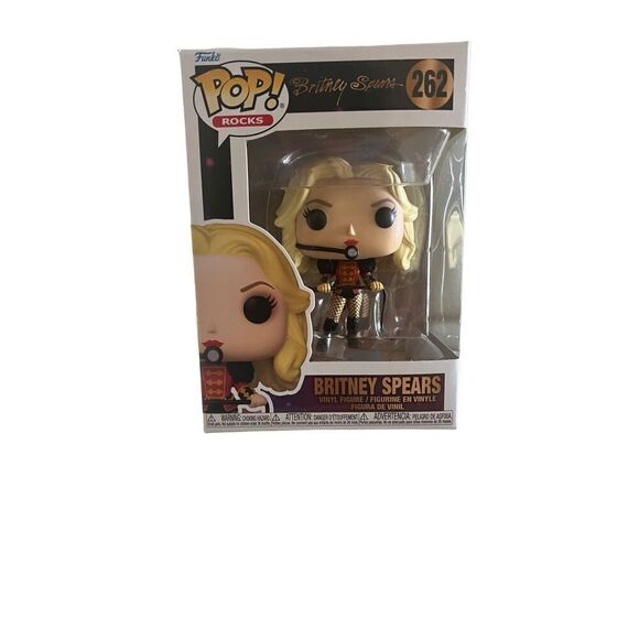 Funko Pop Rocks Britney Spears Circus Ringmaster 262 New in Box! - Picture 2 of 8